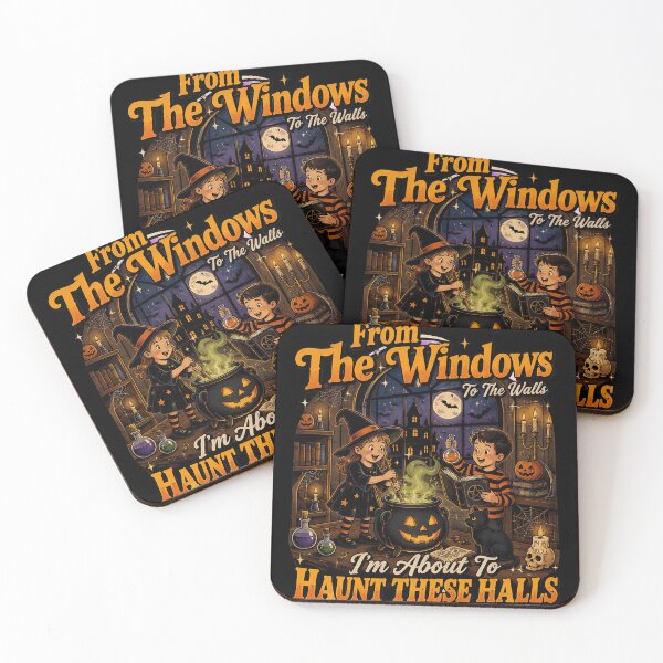 Item preview, From The Windows To The Walls I’m About To Haunt These Halls Halloween Witch designed and sold by BuncoHearas.