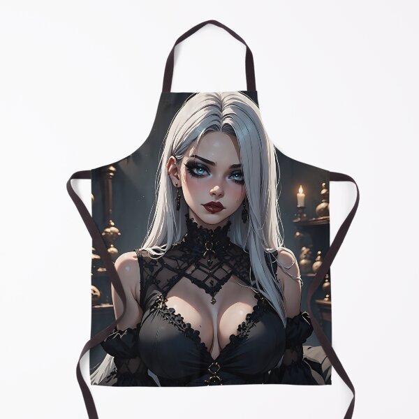 Item preview, Hot Halloween Anime Babe Goth Mommy Waifu Woman designed and sold by Your New Fixation.
