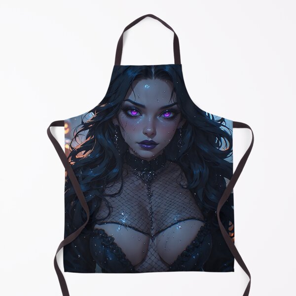 Item preview, Hot Halloween Anime Babe Goth Mommy Waifu Woman designed and sold by Your New Fixation.