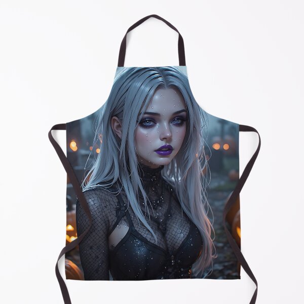 Item preview, Hot Halloween Anime Babe Goth Mommy Waifu Woman designed and sold by Your New Fixation.