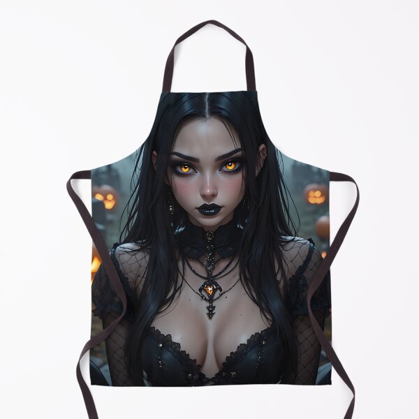 Item preview, Hot Halloween Anime Babe Goth Mommy Waifu Woman designed and sold by Your New Fixation.