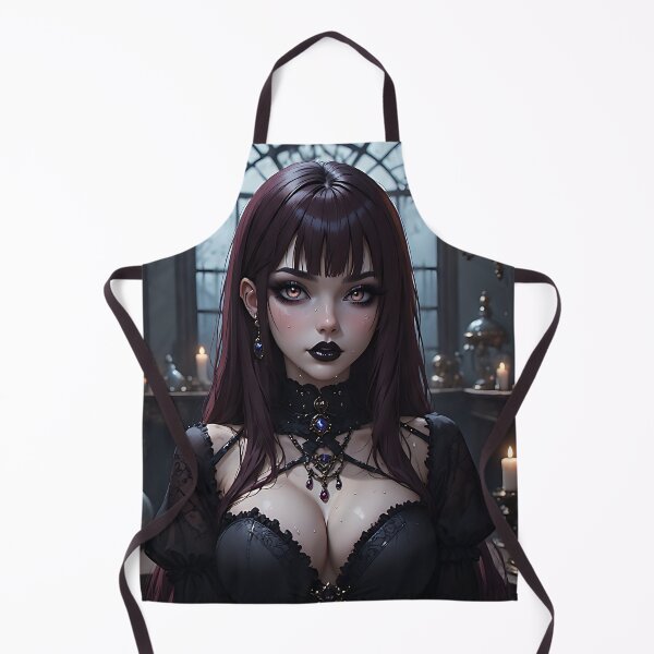 Item preview, Hot Halloween Anime Babe Goth Mommy Waifu Woman designed and sold by Your New Fixation.