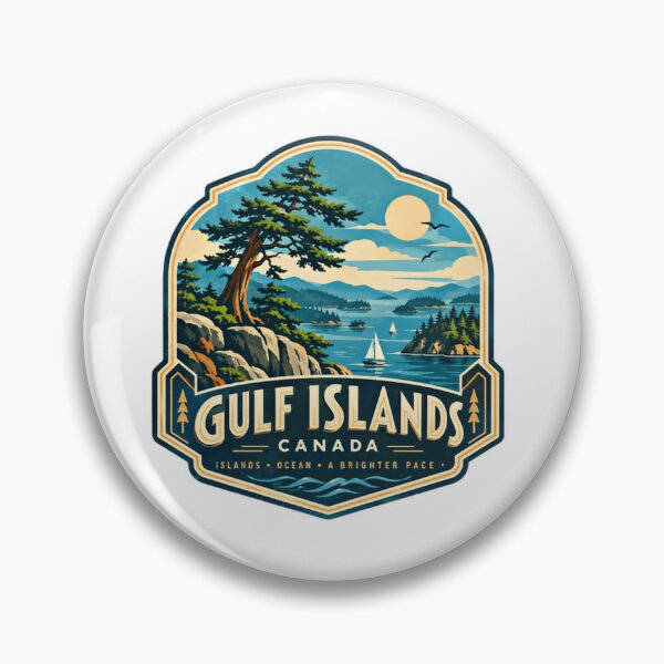 Item preview, Gulf Islands Canada Islands Ocean A Brighter Pace Travel Destination Souvenir Explorer Vacation designed and sold by Simsimah26Parks.