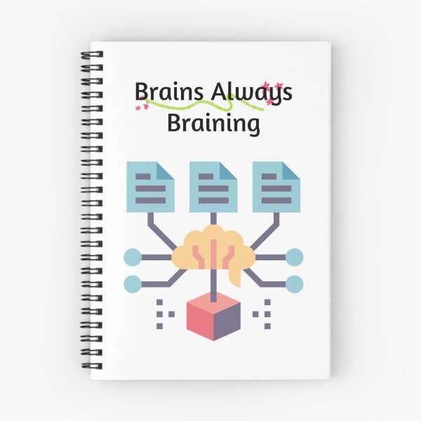 Item preview, Brains Always Braining designed and sold by The Rewind Studio.