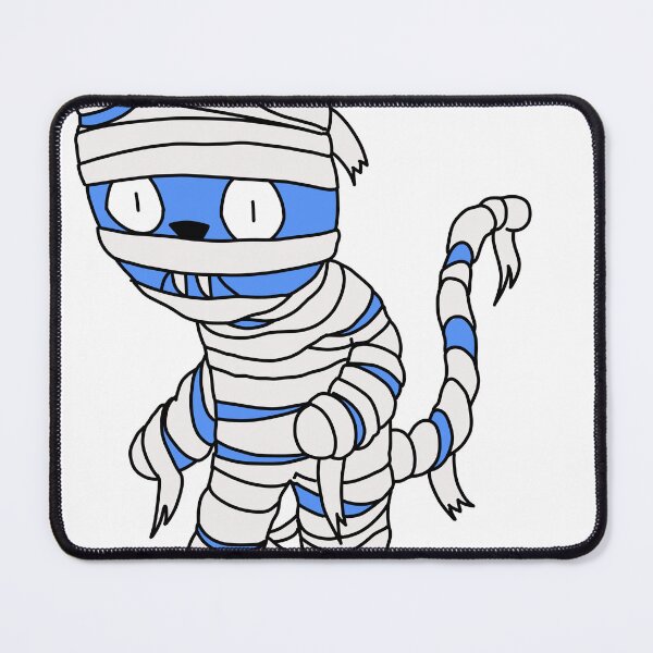 Item preview, mummy cat - blue designed and sold by motherbrainart.