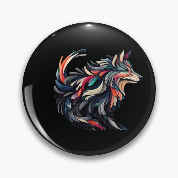Item preview, Colorful Wolf V designed and sold by gabrieltiveron.