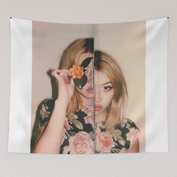 Item preview, Vintage Fake It Flower – Retro Split Face Aesthetic designed and sold by samuelhadads.