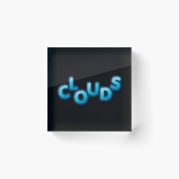 Item preview, Blue Cloud Lettering | Cute Sky Typography designed and sold by Detroja Typography.
