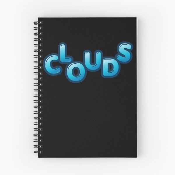 Item preview, Blue Cloud Lettering | Cute Sky Typography designed and sold by Detroja Typography.