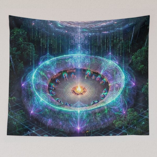 Item preview, Spirit of the Jungle — Visions of the Soul | Visionary Spiritual Art · Ancestral Code designed and sold by RoninGangStudio.
