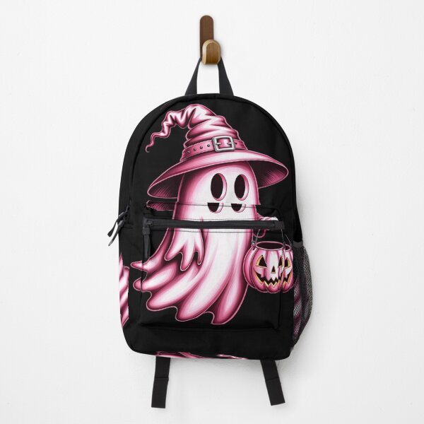 Item preview, Cute Pink Ghost Witch Halloween Pumpkin Pail Gift designed and sold by Zizo-DR44.