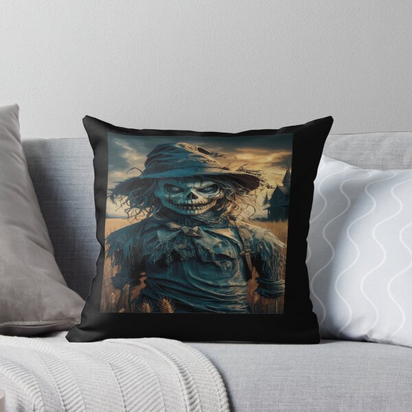 Item preview, Evil Scarecrow Skull Field Dark Fantasy designed and sold by MelissaHays.