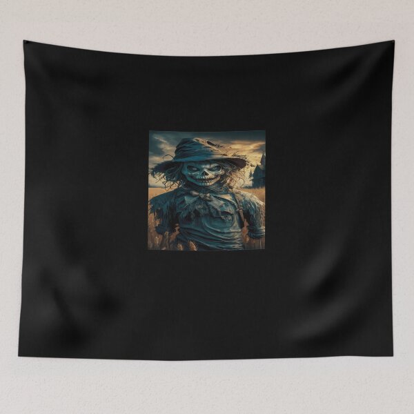 Item preview, Evil Scarecrow Skull Field Dark Fantasy designed and sold by MelissaHays.