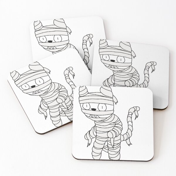 Item preview, mummy cat - white designed and sold by motherbrainart.