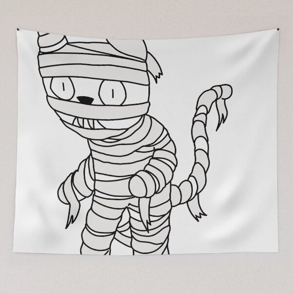 Item preview, mummy cat - white designed and sold by motherbrainart.