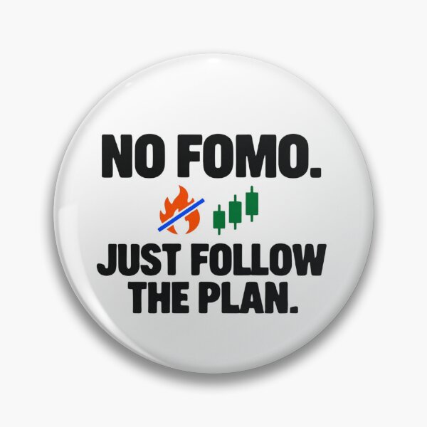 Item preview, No FOMO Just Follow the Plan Trader designed and sold by AuricFlow.