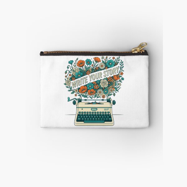Item preview, Write Your Story - Vintage Royal Typewriter and Flowers Art designed and sold by Sanan Israyilli.