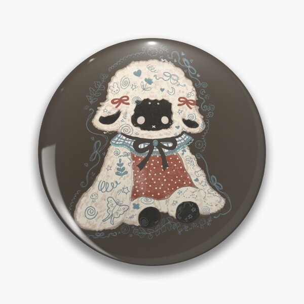 Item preview, Elkie Ellie sheep scribbles  designed and sold by Elkie Ellie Plush.