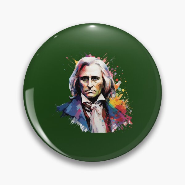 Item preview, A Watercolor of Liszt designed and sold by EveFarb.