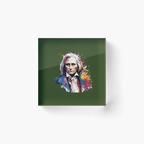 Item preview, A Watercolor of Liszt designed and sold by EveFarb.