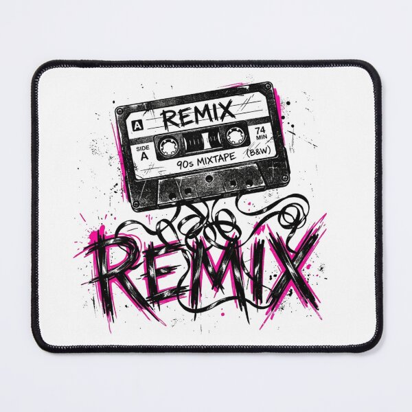 Item preview, Remix The Past - Retro 90s Cassette Tape Grunge Music designed and sold by Sanan Israyilli.
