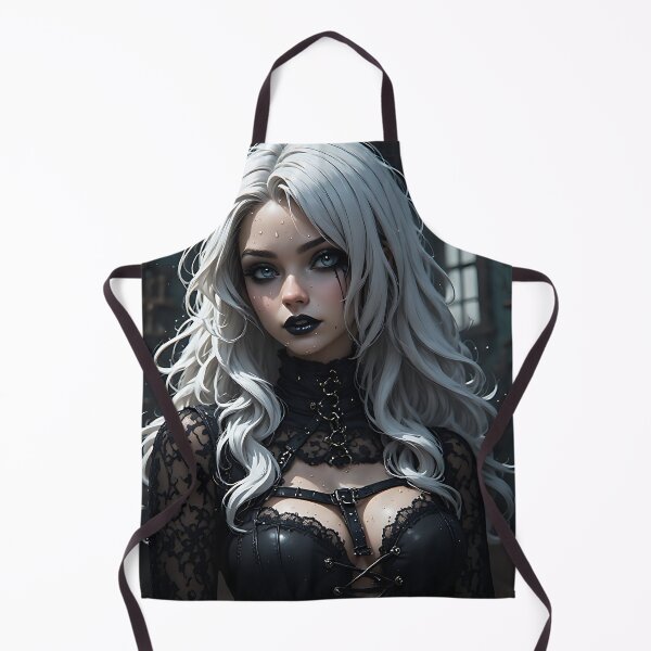 Item preview, Hot Halloween Anime Babe Goth Mommy Waifu Woman designed and sold by Your New Fixation.