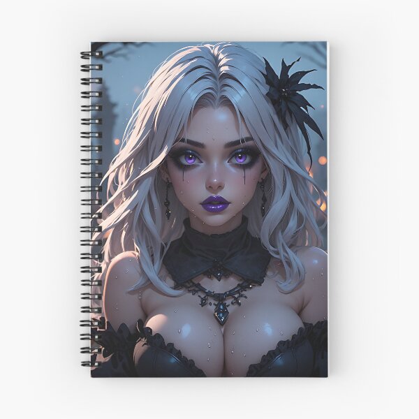 Item preview, Hot Halloween Anime Babe Goth Mommy Waifu Woman designed and sold by Your New Fixation.