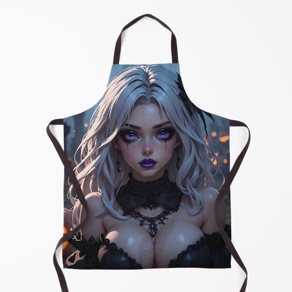 Item preview, Hot Halloween Anime Babe Goth Mommy Waifu Woman designed and sold by Your New Fixation.
