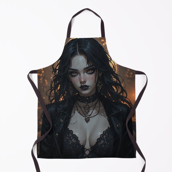 Item preview, Hot Halloween Anime Babe Goth Mommy Waifu Woman designed and sold by Your New Fixation.