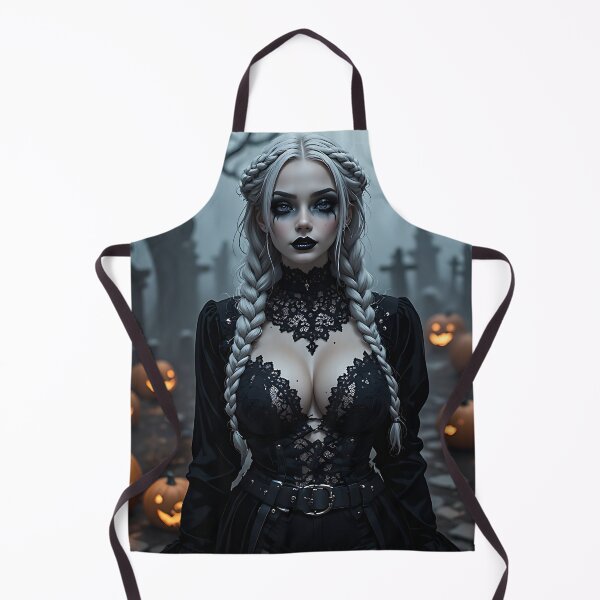 Item preview, Hot Halloween Anime Babe Goth Mommy Waifu Woman designed and sold by Your New Fixation.