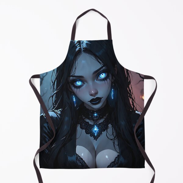 Item preview, Hot Halloween Anime Babe Goth Mommy Waifu Woman designed and sold by Your New Fixation.