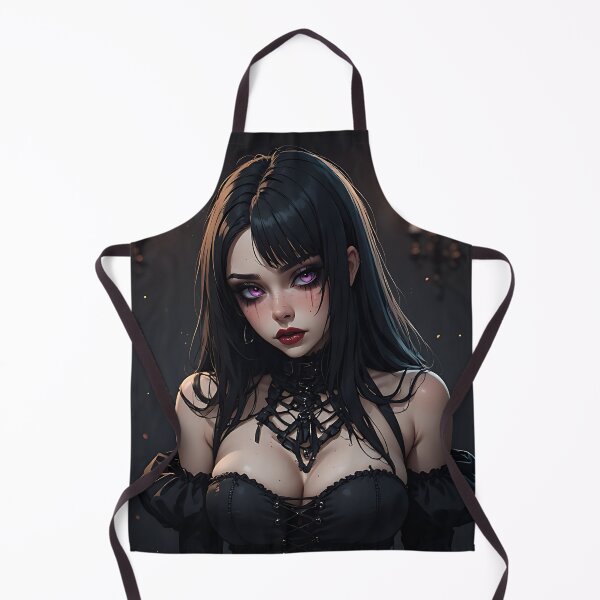 Item preview, Hot Halloween Anime Babe Goth Mommy Waifu Woman designed and sold by Your New Fixation.