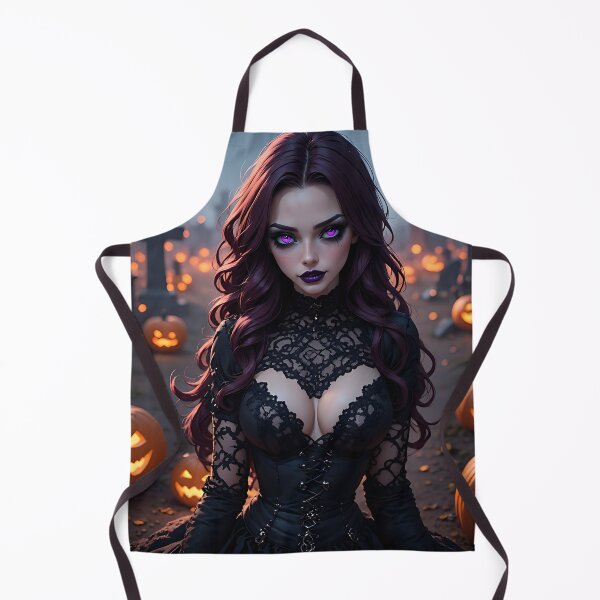 Item preview, Hot Halloween Anime Babe Goth Mommy Waifu Woman designed and sold by Your New Fixation.