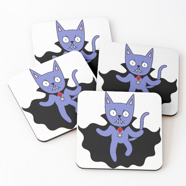 Item preview, Dracula Cat - Floating - purple designed and sold by motherbrainart.