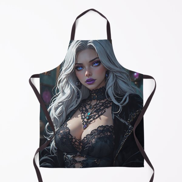 Item preview, Hot Halloween Anime Babe Goth Mommy Waifu Woman designed and sold by Your New Fixation.