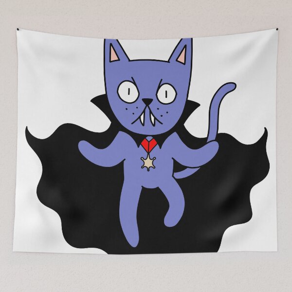 Item preview, Dracula Cat - Floating - purple designed and sold by motherbrainart.