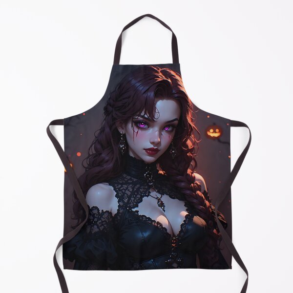 Item preview, Hot Halloween Anime Babe Goth Mommy Waifu Woman designed and sold by Your New Fixation.