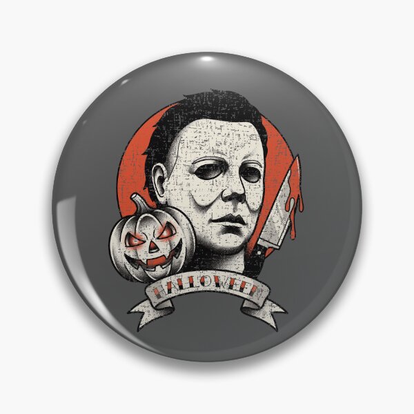 Item preview, Traditional Horror Mask Halloween Grunge Tattoo designed and sold by Fictional Ink Society.
