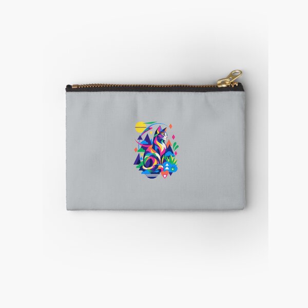 Item preview, Vibrant Geometric Pop Art Cat designed and sold by DopamineMosaic.