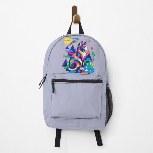Item preview, Vibrant Geometric Pop Art Cat designed and sold by DopamineMosaic.