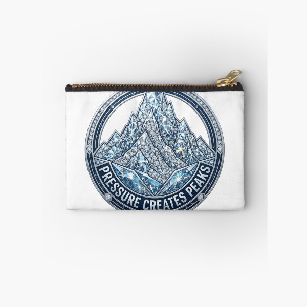 Item preview, Pressure Creates Peaks - Luxury Diamond Mountain Motivation designed and sold by Sanan Israyilli.