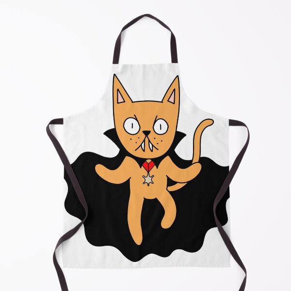 Item preview, Dracula Cat - Floating - orange designed and sold by motherbrainart.