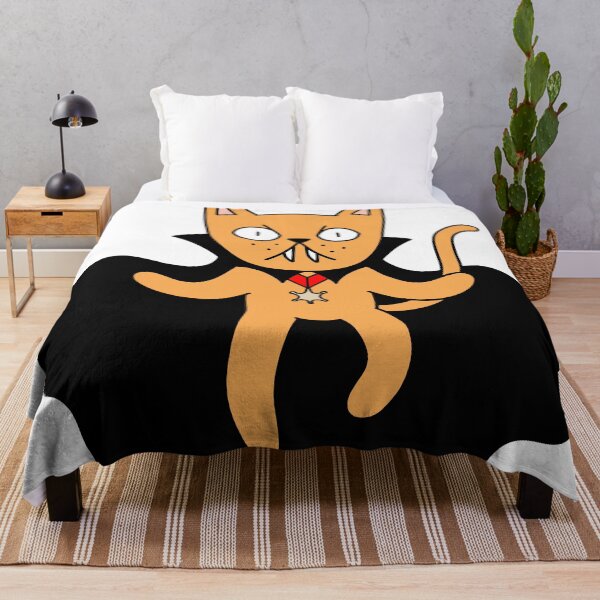 Item preview, Dracula Cat - Floating - orange designed and sold by motherbrainart.