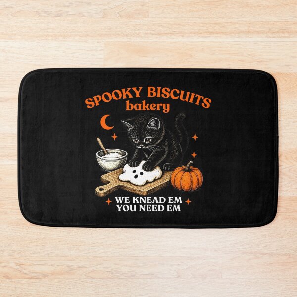 Item preview, Kitty Biscuits Spooky Season Spooky Biscuits Bakery Cat designed and sold by chasenurbyst.