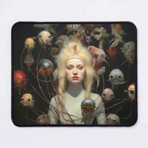 Item preview, Floating Alien Friends: Surreal Cosmic Space Art  designed and sold by DEC02.