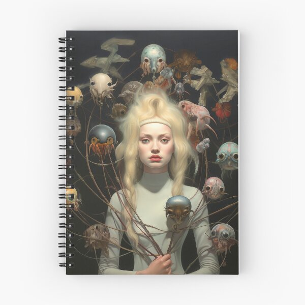 Item preview, Floating Alien Friends: Surreal Cosmic Space Art  designed and sold by DEC02.