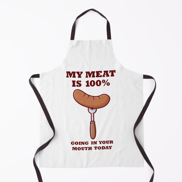 Item preview, Funny BBQ design – Cheeky sausage BBQ Humour designed and sold by messy-nessie.