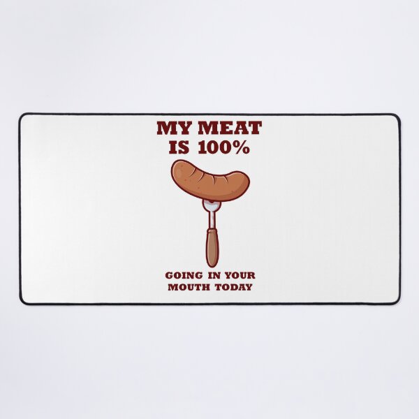 Item preview, Funny BBQ design – Cheeky sausage BBQ Humour designed and sold by messy-nessie.