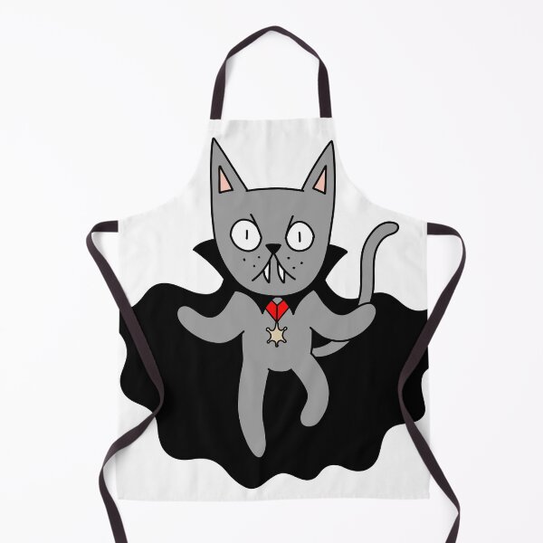 Item preview, Dracula Cat - Floating - gray designed and sold by motherbrainart.