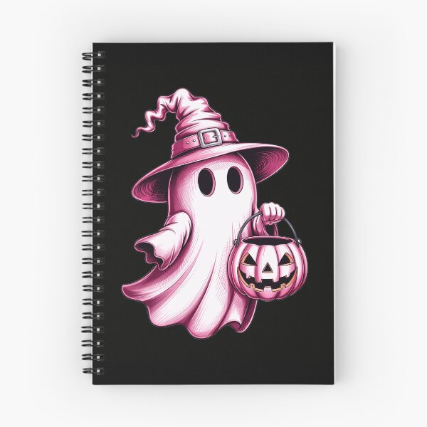 Item preview, Pink Witch Hat Ghost Halloween Line Art Style Gift designed and sold by Zizo-DR44.